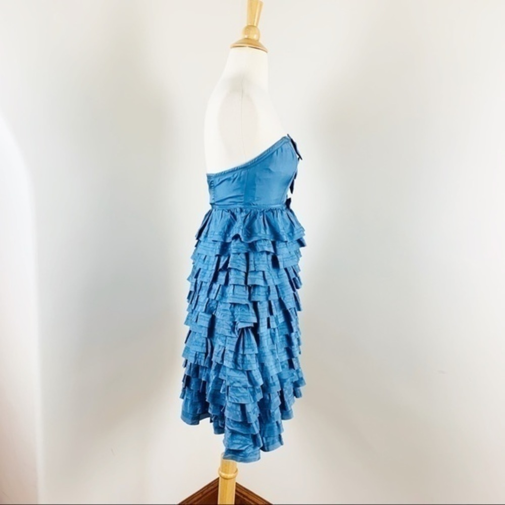 Betsy Johnson silk ruffle bows dress - Picture 6 of 11